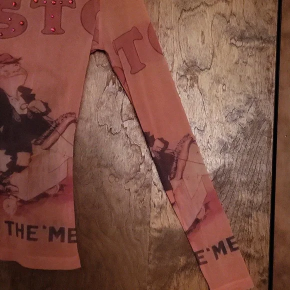 Vintage Graphic Long Sleeve Top M - Picture 5 of 13